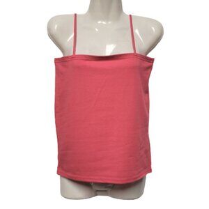 CORAL Pink Spaghetti Strap Camisole Tank Top - New Without Tags- One Size